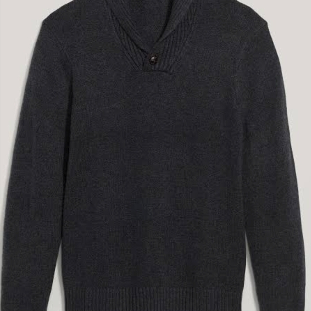 Old Navy Men's Black V-Neck Sweater